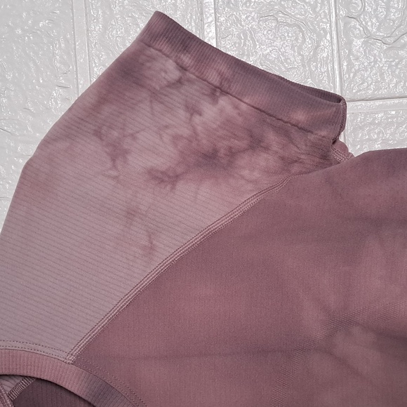 Lululemon Swiftly Tech Short Sleeve 2.0 Marble Dye Vintage Plum 10 - Picture 5 of 9